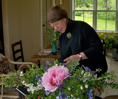 Lorraine in her Garden